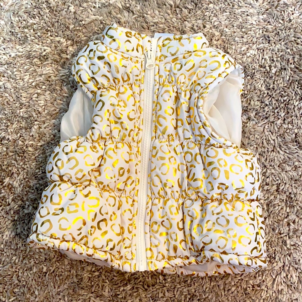 Leopard Puffy Vest
